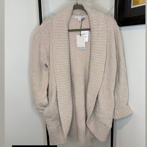 Barefoot Dreams Women's Cozy Cream Cardigan